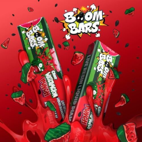 Boom Bars 2g Watermelon Punch – Sweet, Fruity Bliss in Every Puff – Official Boom Bar